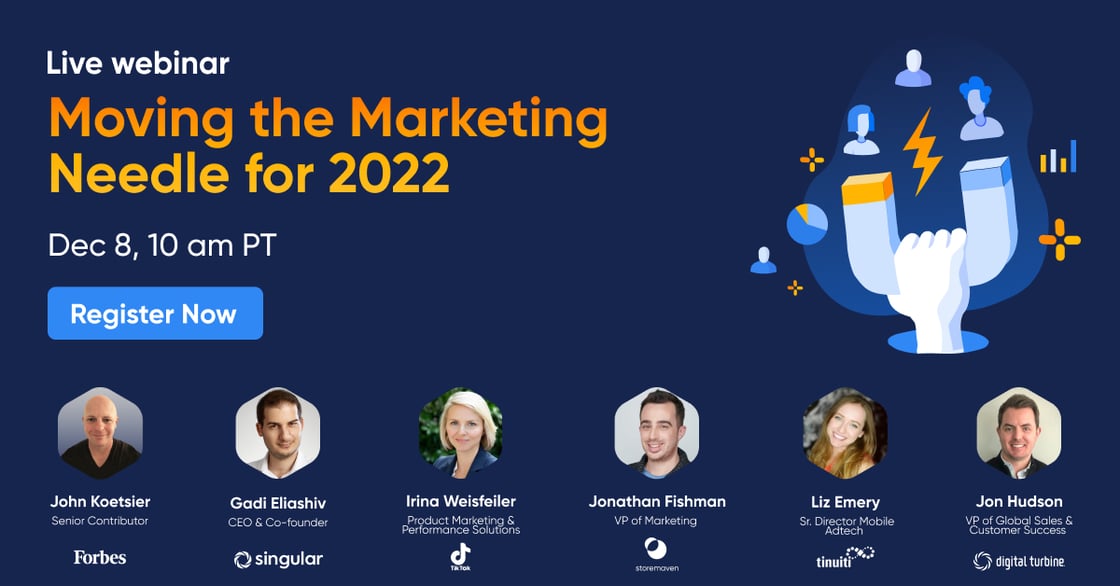 Mobile Audience Growth Stack & 2022 App Marketing Trends: Mobile Growth Food For Thought (#60) 2 Singular_webinar_8th1